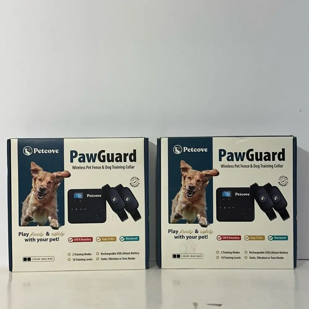 Petcove Paw Guard Wireless Pet Fence & Dog Training Collar (No strap)
